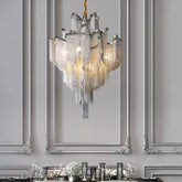 Silver Tassel Style Modern Luxury Pendant Light - Clowas